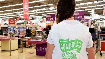 Cerca de 70 bocas de supermercados participarán de la acción soldiaria.