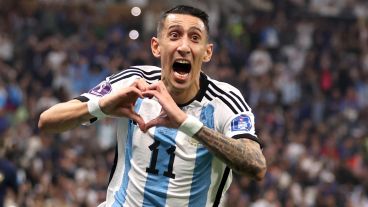 Di María quiere seguir haciendo goles importantes en la selección argentina