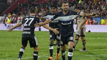 Colazo hizo el único gol del partido y se convirtió en el héroe de Gimnasia.