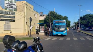 El chofer fue atacado a balazos este sábado a la tarde.