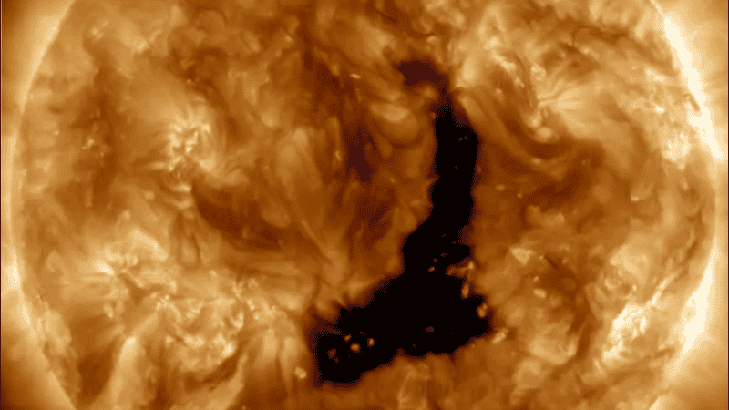 El campo magnético del sol es responsable de generar manchas oscuras llamadas manchas solares.