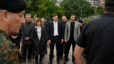 La ministra Bullrich junto a Pullaro y Javkin en Rosario.