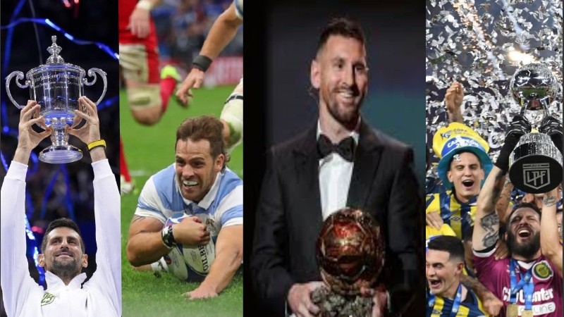 El título Canalla, los festejos de la selección, un nuevo Balón de oro de Messi, el gran mundial de Los Pumas y la vigencia de Djokovic, algunos de los destacados del deporte en este 2023.