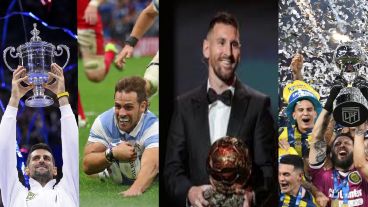 El título Canalla, los festejos de la selección, un nuevo Balón de oro de Messi, el gran mundial de Los Pumas y la vigencia de Djokovic, algunos de los destacados del deporte en este 2023.