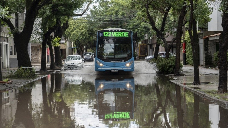 Postal del temporal del martes.