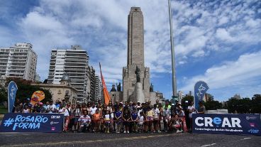 El Monumento a la Bandera fue epicentro de las actividades este domingo en la primera actividad de cara a la Davis.