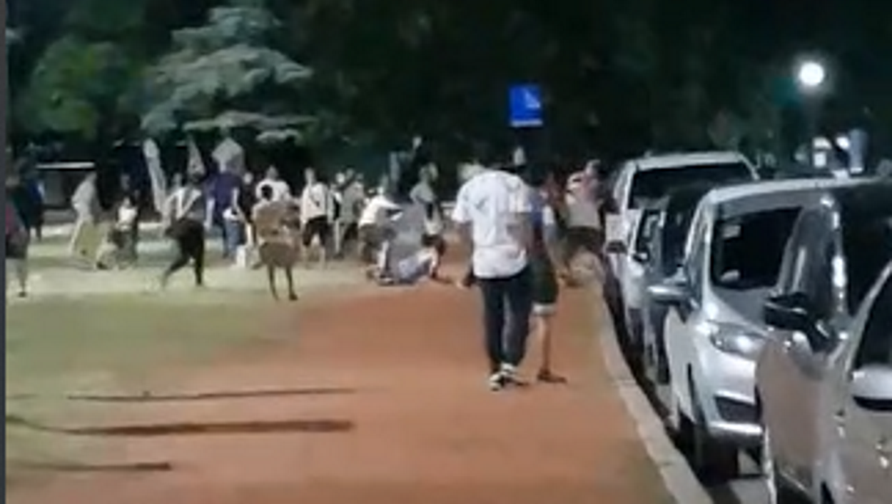 Video: violenta pelea entre cuidacoches y automovilistas en la costanera  central | Rosario3