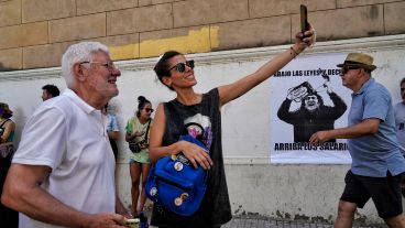 El paro y la movilización se sintieron fuerte en Rosario este miércoles