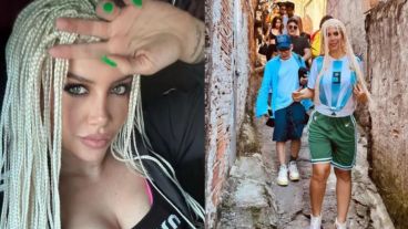 La empresaria grabó su segunda canción en una favela de Brasil