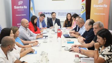 La reunión en la ciudad de Santa Fe.