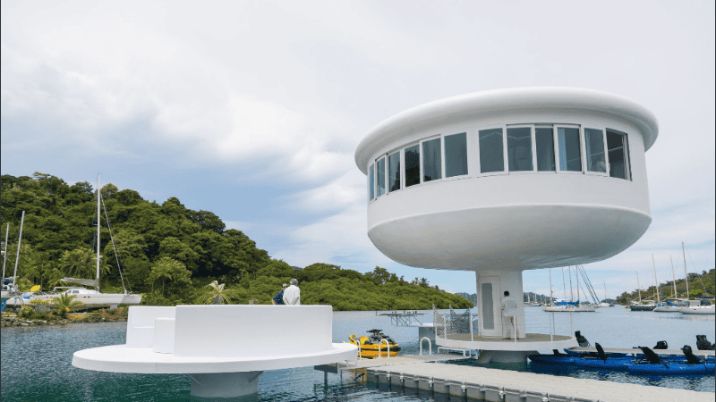 El primer Ocean Pod se derrumbó cuando fue presentado en septiembre de 2022.