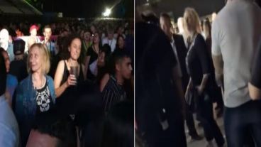 Las imágenes de Karina bailando cuarteto.