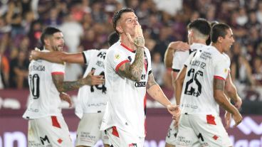 Colo Ramirez anotó su primer gol con la camiseta rojinegra.