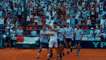 Sidra 1888 acompañó el éxito del equipo argentino de Copa Davis en Rosario