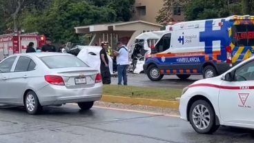 El choque fue el domingo en el tramo carretero Puerto Aventura-Tulum.