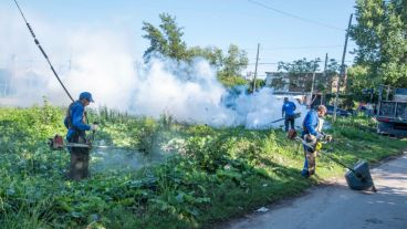 El operativo se realizó en distintas zonas de la ciudad.