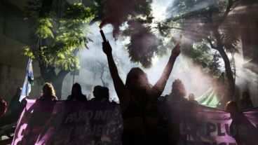 Marcha del 8M en Rosario, marzo de 2022.