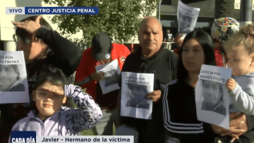 El reclamo fue este martes por la mañana frente al Centro de Justicia Penal.