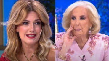 Isabel Macedo y Mirtha Legrand en "Almorzando".