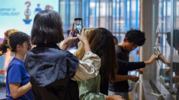 El taller "Interculturas, conectando la diversidad" se realizó en la Biblioteca Argentina.