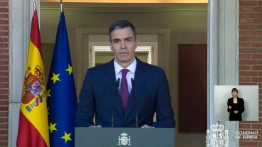 Sánchez difundió un anuncio este lunes desde el palacio de la Moncloa.