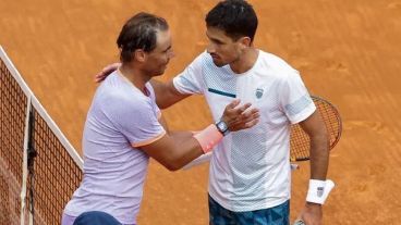 Cachín no pudo con Nadal, pero se fue feliz de Madrid.