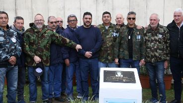 El empuje de Fernando Vitale permitió el acto con la presencia de Santiago, el hijo de Felipe Gallo.