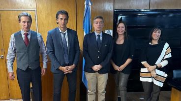 Rosatti, presidente de la Corte, junto a los integrantes de la Cámara Federal de Rosario.