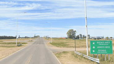 El hallazgo fue en inmediaciones del empalme entre la ruta 26 y la autopista.