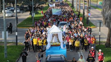 Está previsto que los peregrinos arriben cerca de las 15 al Campo de la Gloria, en la ciudad de San Lorenzo.