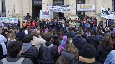 Acto en repudio de las amenazas