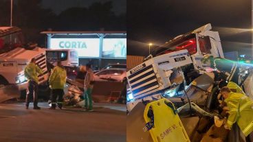 En total, los vehículos involucrados en el grave accidente fueron el camión y otros nueve vehículos.