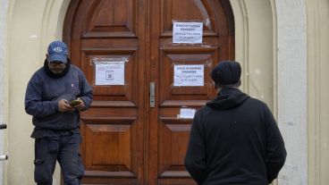 Imágenes del paro de municipales este miércoles por la mañana en Rosario