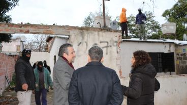 Los tres búnkeres derribados están en la zona de barrio La Esperanza.