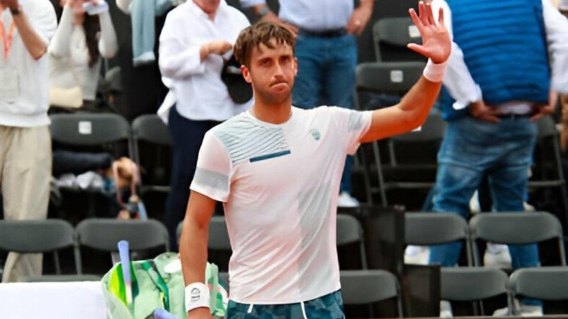 Tomás Etcheverry alcanzó los cuartos de final el año pasado en Roland Garros