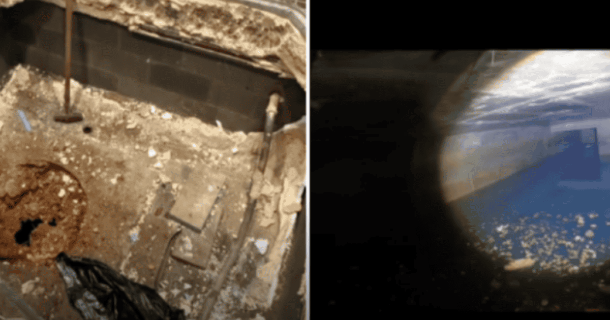 Video: hanno scoperto un tunnel nascosto sotto il bagno di casa loro e sospettano che fosse utilizzato per il contrabbando