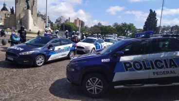 Los efectivos llegaron a Rosario en el marco del Plan Bandera.