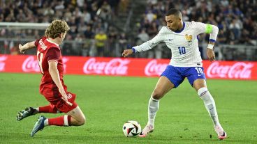 Mbappé jugó sólo los últimos 15 minutos.