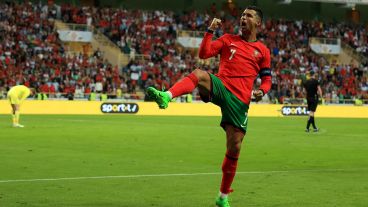 La historia de siempre: Cristiano brilló con la selección de Portugal.