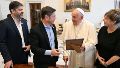 El papa Francisco recibió a Axel Kicillof: "Es muy importante contar con su palabra y su mirada en estos tiempos de crisis"