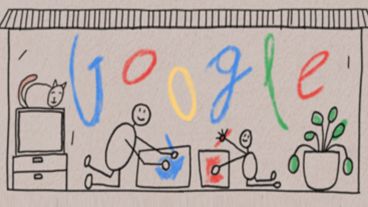 El doodle de Google por el Día del Padre.