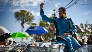 Gini, de 34 años, ganó su primera carrera de TC.