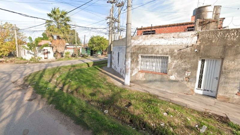 La zona de Lavalle al 2900, en donde tuvo lugar el incendio.