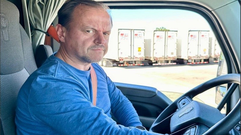 Sergio Aladio, secretario general del sindicato de Camioneros de la provincia de Santa Fe