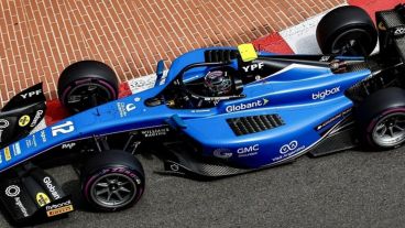 Colapinto, de 21 años, subió a un nuevo podio en Fórmula 2.