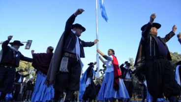 La celebración del Día de la Independencia en Rosario.