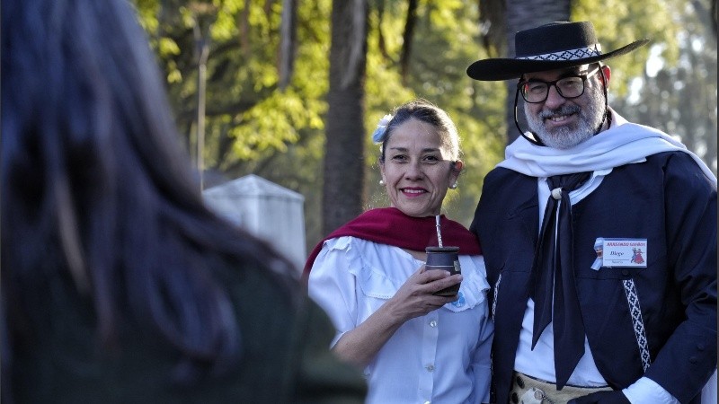 La celebración del Día de la Independencia en Rosario.