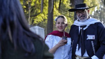 La celebración del Día de la Independencia en Rosario.