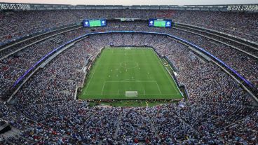 Los hinchas argentinos colmaron el MetLife de New Jersey