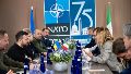 Italian Premier Meloni meets Ukrainian President Zelensky at NATO Summit in Washington
